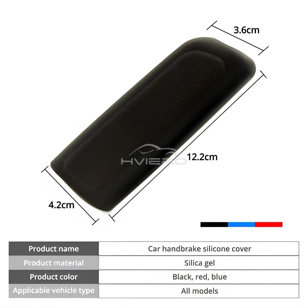 Automotive Handbrake Set Silicone Odor Free Wave Washable Cover Anti Slip Wear Resistant Sheath Parking Brake Universal Tools