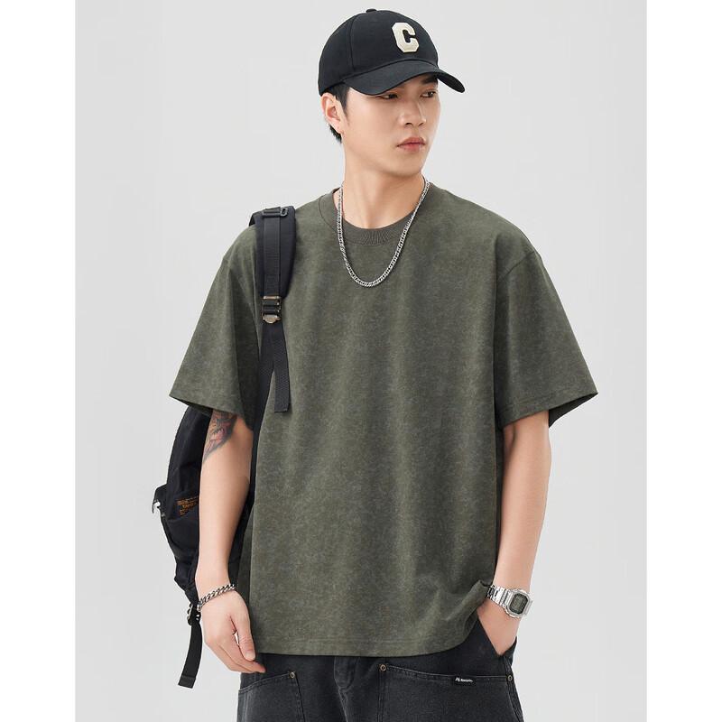 Demana Men s Summer Cotton-Feel Loose Fit T-Shirt XL