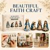 3D Beaded Mary DIY Kit Four Piece Set Handmade Bead Craft Kit for Beginners and Enthusiasts Faith Love Grace