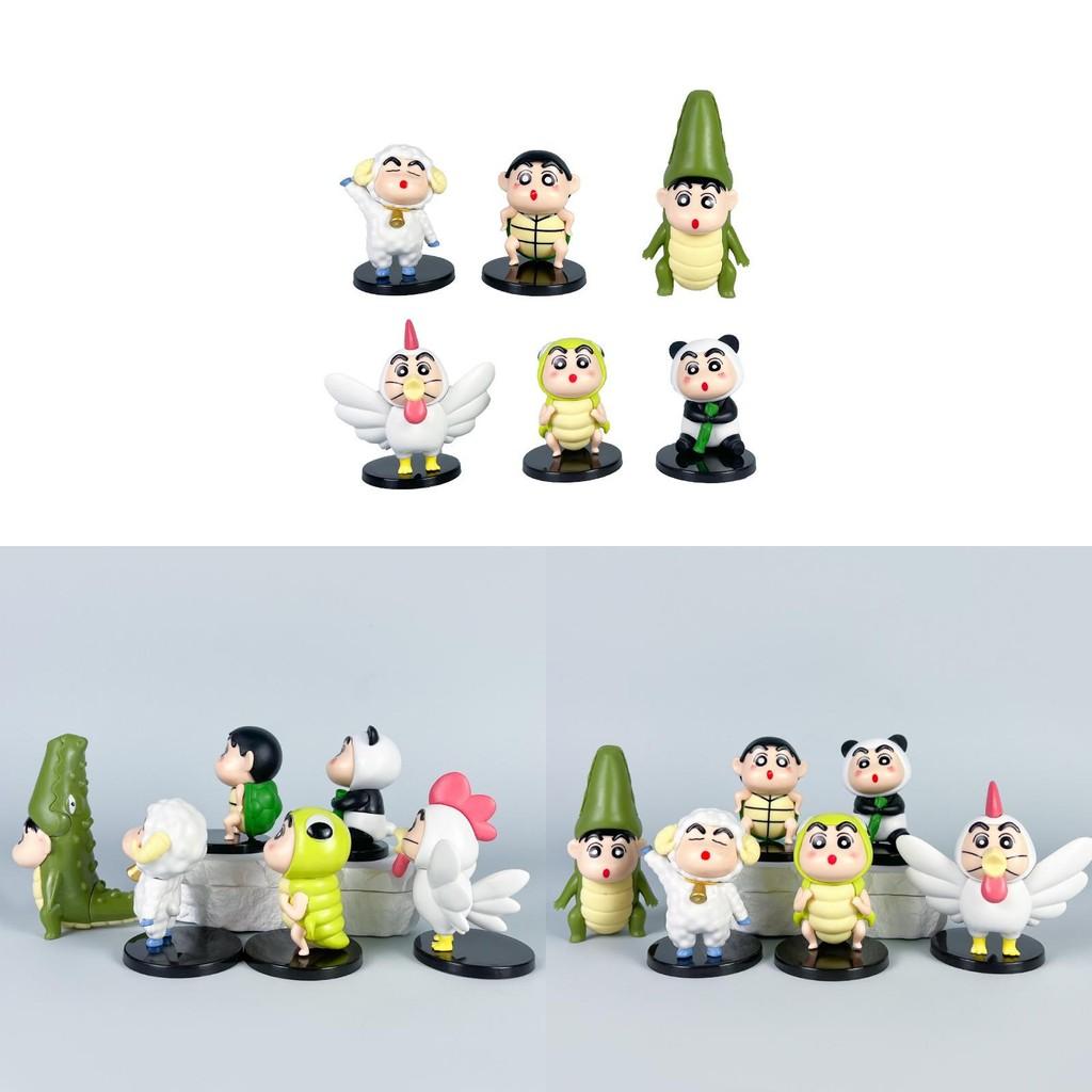 Shinchan Pvc Crayon Action Figures Model Toys Desktop Decoration Gifts Kids