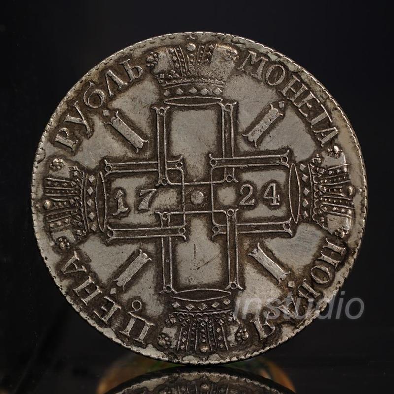 Россия 1724, Петр, монеты, креативные подарки, антиквариат, европейский стиль, ретро, украшения, сувениры для туристов