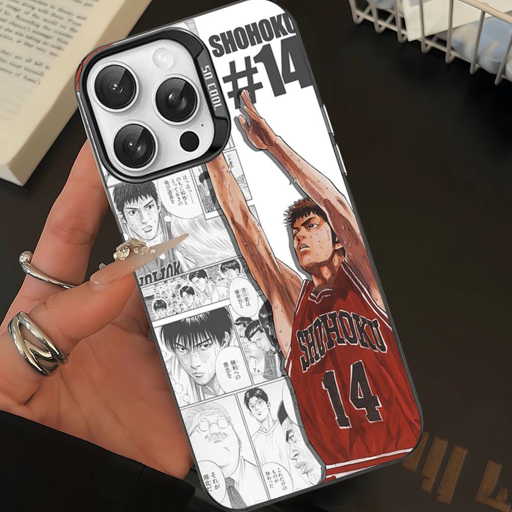 Japanese S-SLAM D-DUNK Phone Case For IPhone 17 16 Plus Pro Max 15 14 13 12 11 Matte Colorful Covers