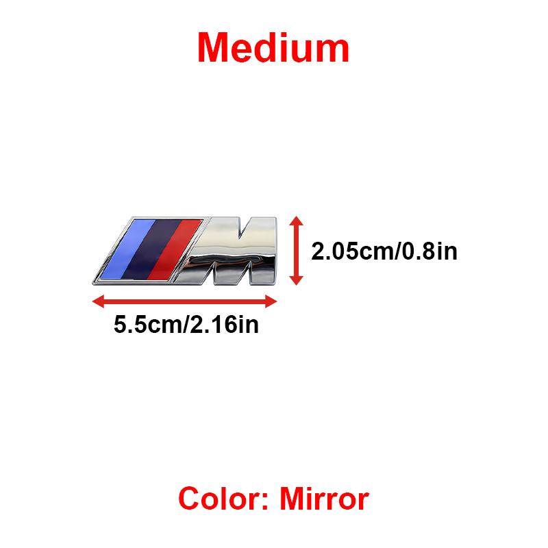 1 szt. ABS Samochód Błotnik Boczny Emblemat Tylna Klapa Bagażnika Naklejka z Logo M Dla BMW M M3 M5 M6 E46 E90 F30 G20 E36 E34 G20 G30 Akcesoria