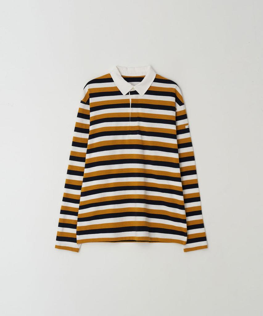 RMRN Loose Fit Stripe Rugby T-Shirt