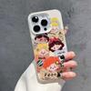 Color silver for Apple 16promax mobile phone case iPhone13/14promax premium cartoon princess strawberry