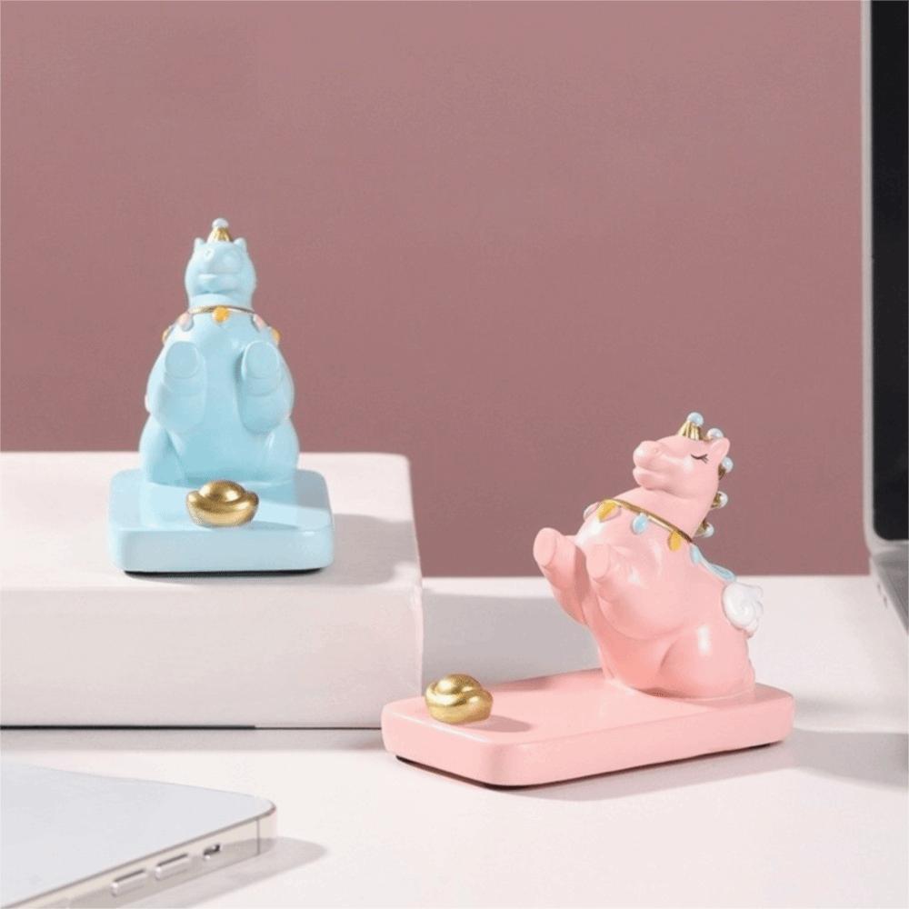 Pony Shape Mobile Phone Stand Horse Mascot Cell Phone Bracket  Desktop Ornaments