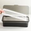Masken-Aufbewahrungsbox Staubdicht Transparent Schreibtisch-Ordnung Kleinteile-Aufbewahrungsbox