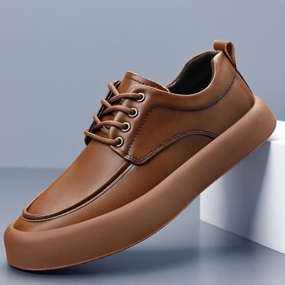 Fashion Brand Men Outdoor Sneakers High Quality Casual Leather Oxford Shoes Leisure Walk All-match Outdoor Skateboard Footwear For Male