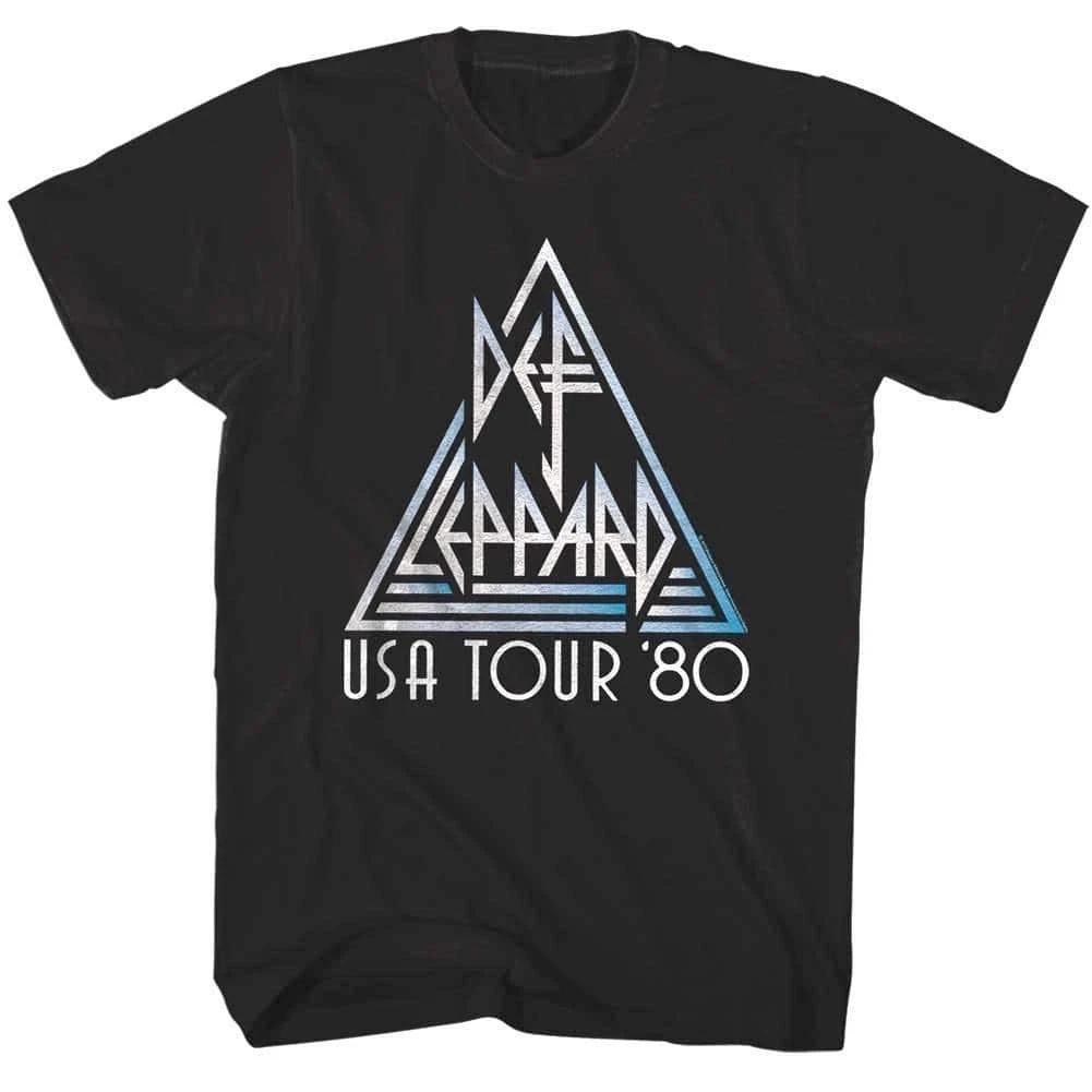 

Def Leppard USA Tour 1980 Men s T Shirt M