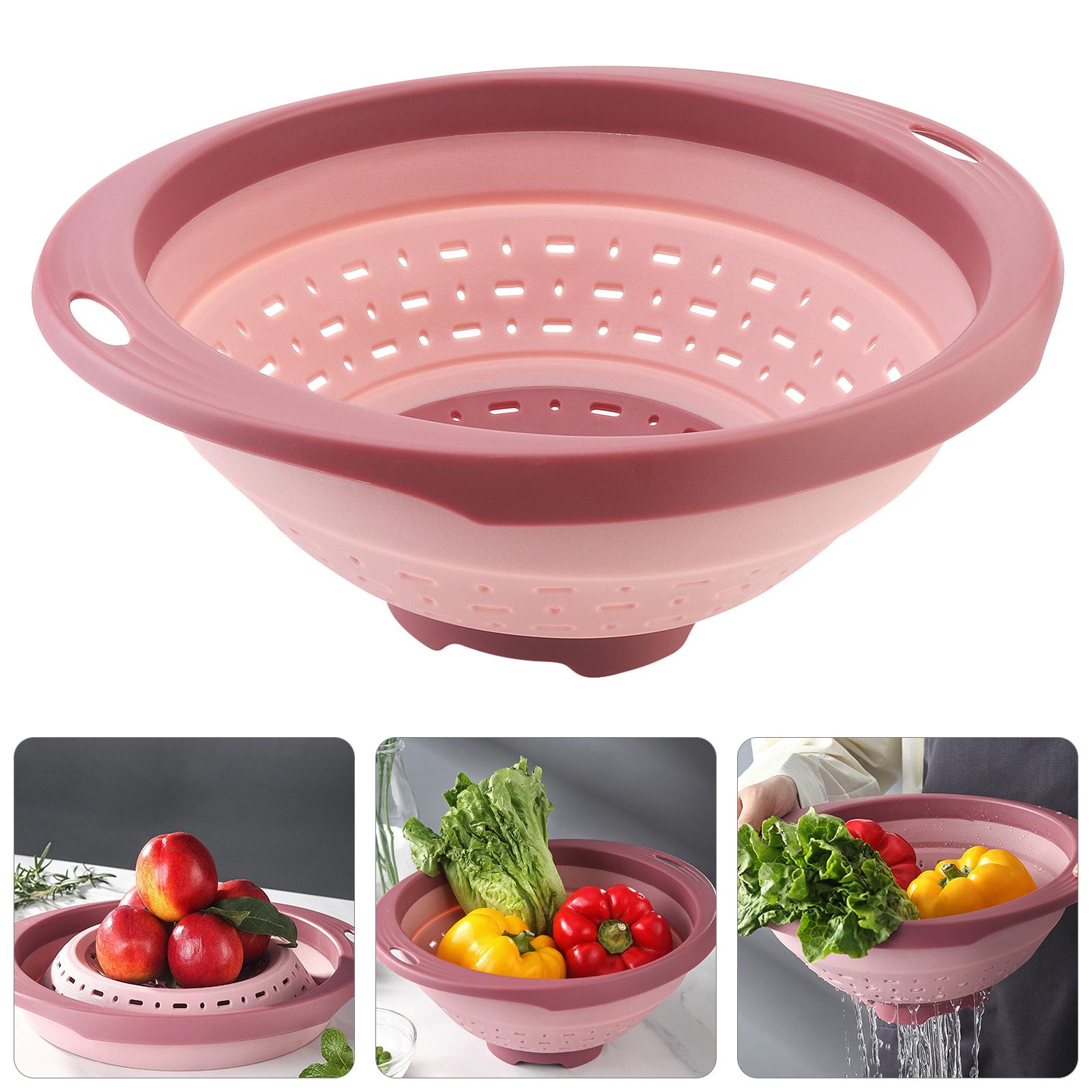 

Регулируемая складная круглая корзина-сушилка из нержавеющей стали, фильтр для воды, сверхпрочная, нержавеющая, для кухонной мойки, кемпинга, портативная, экономящая место