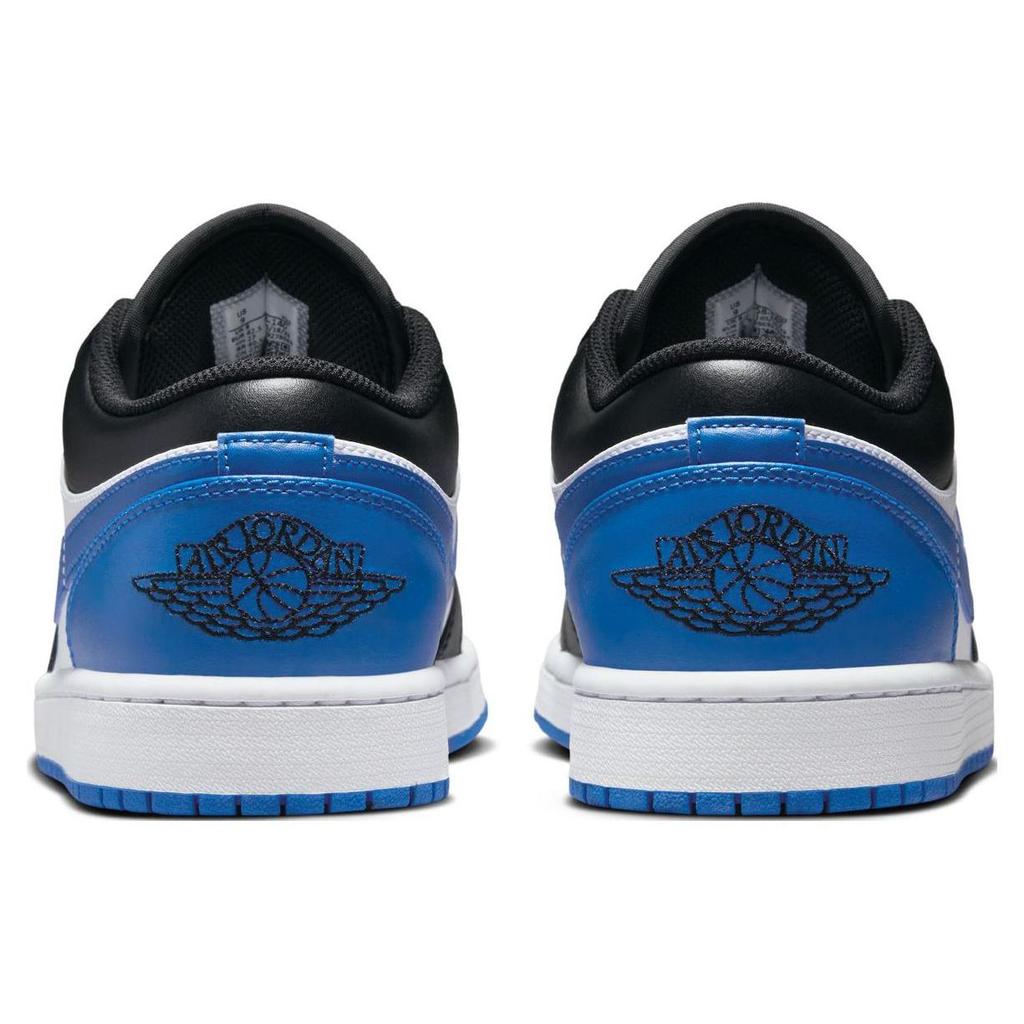 Air Jordan 1 Low Alternate Royal Toe Vīriešu kedas Balta Karaliskā Zila Melna 553558-140