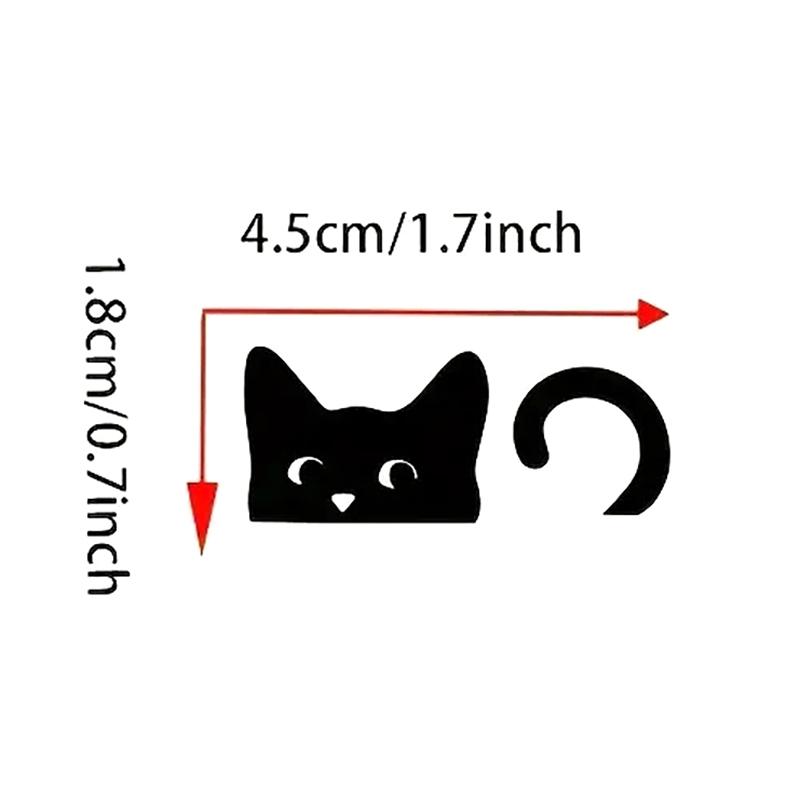 

Cat Stickers, Mini Cats, Peep Cats, Mirror Stickers, Car Stickers, Vinyl Stickers For Indoor And Outdoor Use, Mini Stickers чёрный