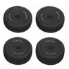 4Pcs RC Car Tires for Wltoys 2.87in Diameter Black Rubber Plastic Nice Road Grip Easy To Install 1 14 RC Car Tyres