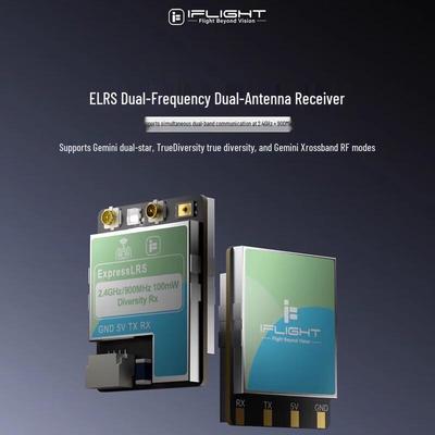 IFLIGHT ELRS Dual-Band True Diversity Receiver (GemX/Gemini) (CN Version)