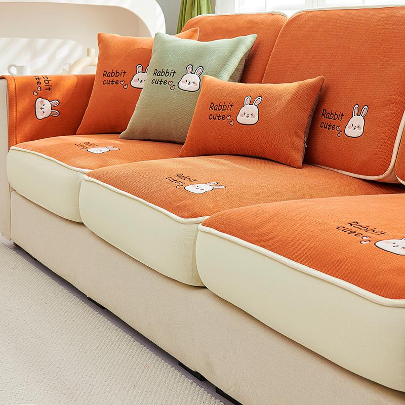 

Чехол на диван, новый стиль, противоскользящий универсальный, полный чехол, эластичная подушка для ленивого дивана, задняя крышка, универсальная для всех сезонов 60*60cm
