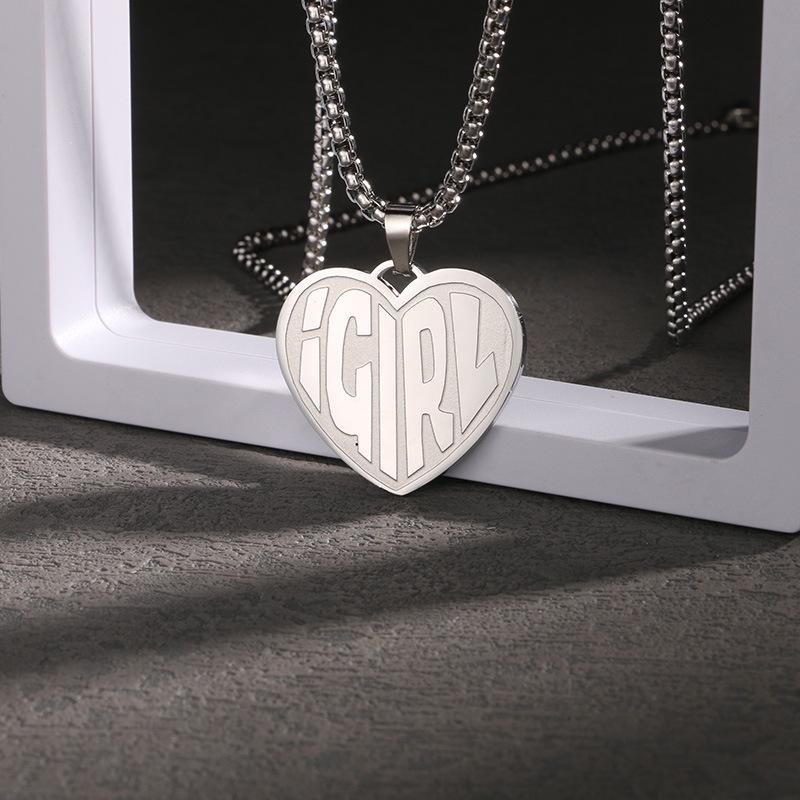 Men's Titanium Steel Hip Hop Pendant Necklace - Trendy, Non-fading Street Style