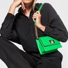 New Furla 1927 Collection Textured Leather Shoulder Bag, Crossbody Bag Mini Women's Green BAFKACO-ARE000-1255S