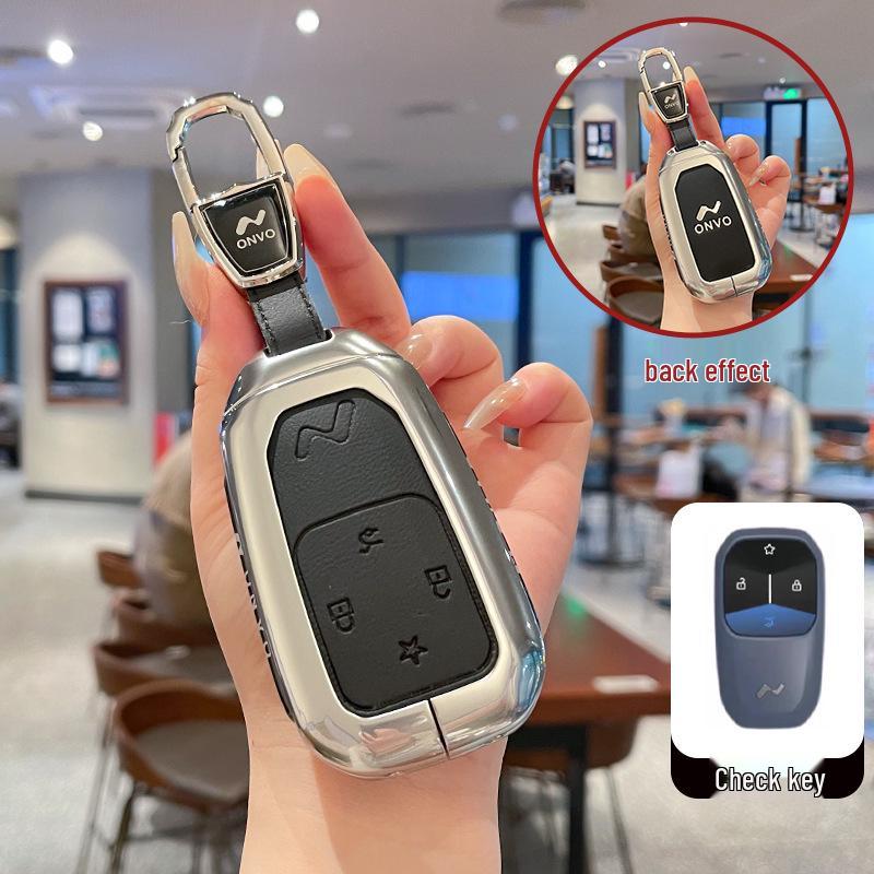 Metal & Leather Key Case for NIO Lixiang L60/L90 (2025)