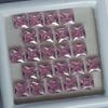 51 Pcs Lot Natural Pink Sapphire Square Cut 5x5mm Certified Loose Gemstones