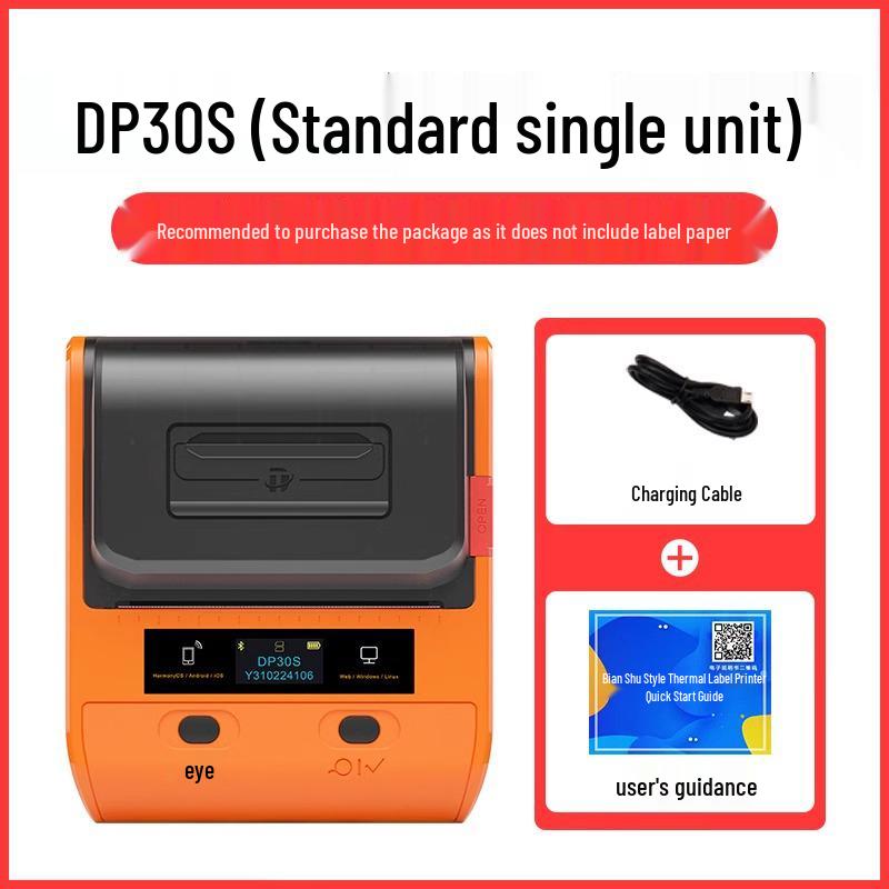 De Tong Bluetooth Handheld QR Code Printer for WeChat