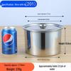 KANGMO Stainless Steel Condiment Jar with Lid