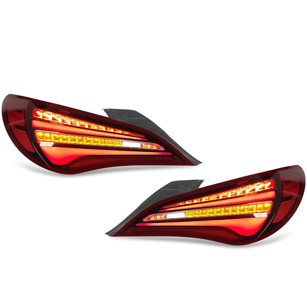 Upgrades Facelift LED Tail Lights Replacement for Mercedes‑Benz CLA C117 Coupe X117 CLA45 AMG Halogen 2014‑2016