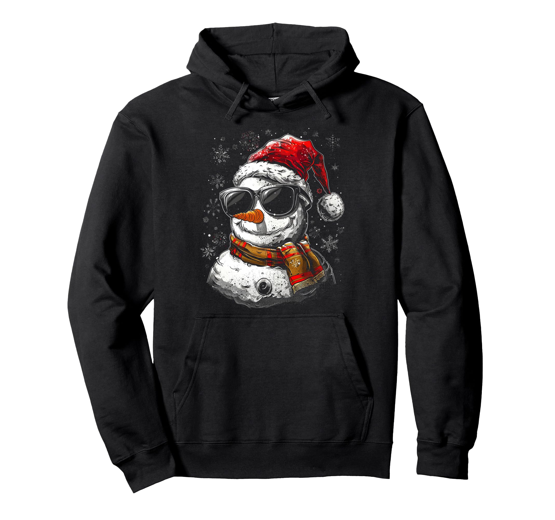 

Snowman Christmas motif sunglasses Snowman hoodie X-Mas чёрный