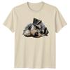 Sleeping Terrier Dog Animals Dogs Unisexs TShirt Unisexs Graphic Tee