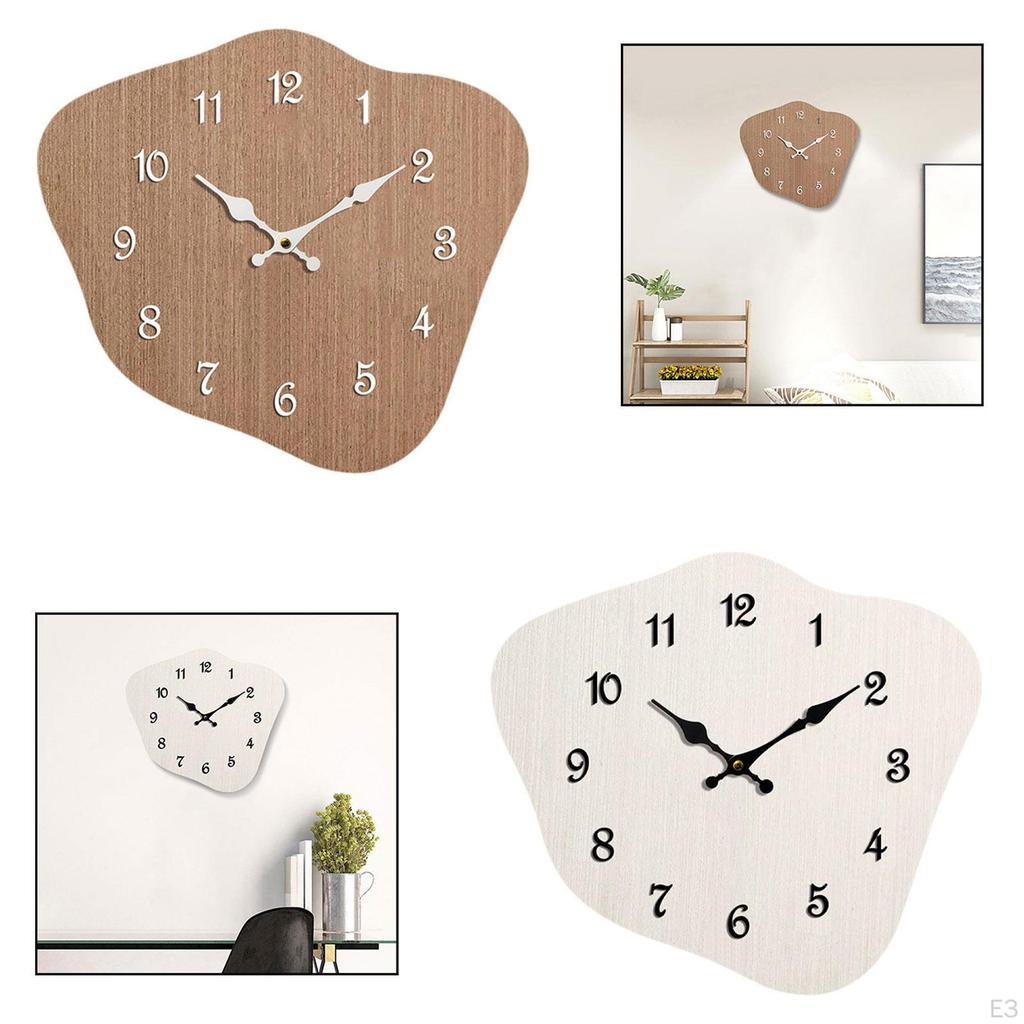 Clock Creative Silent Wall Arabic Numerals Sturdy Fashionable Aesthetic Timepiece
