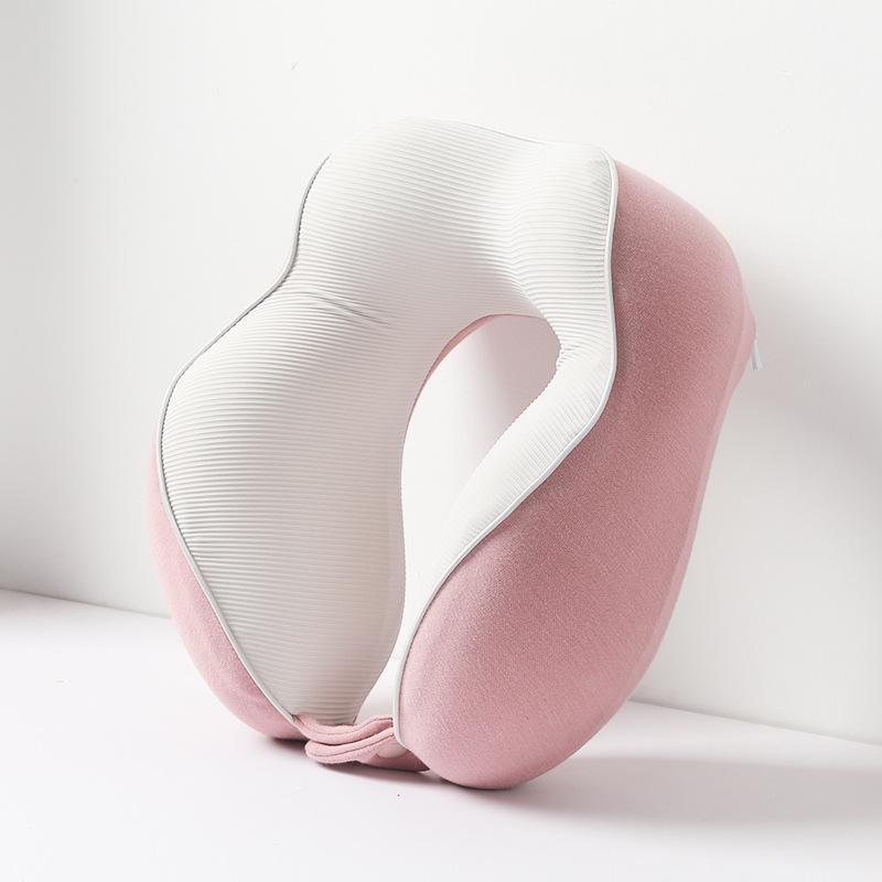 Memory cotton neck pillow Outdoor travel Portable aircraft pillow Office nap neck pillow single neck pillow