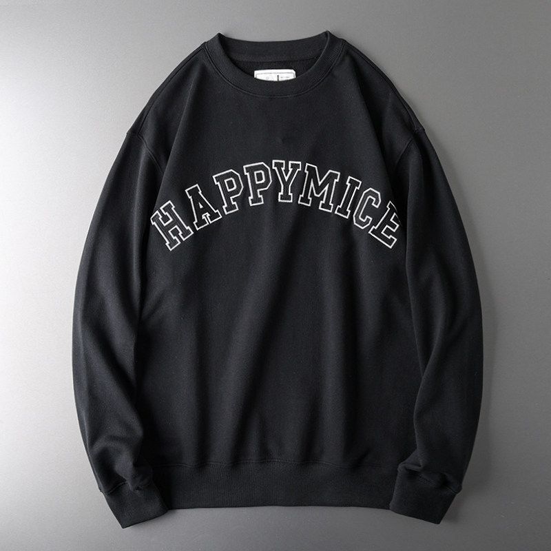Heavy Weight American Spring and Autumn Export Tail Letter Sweatshirt