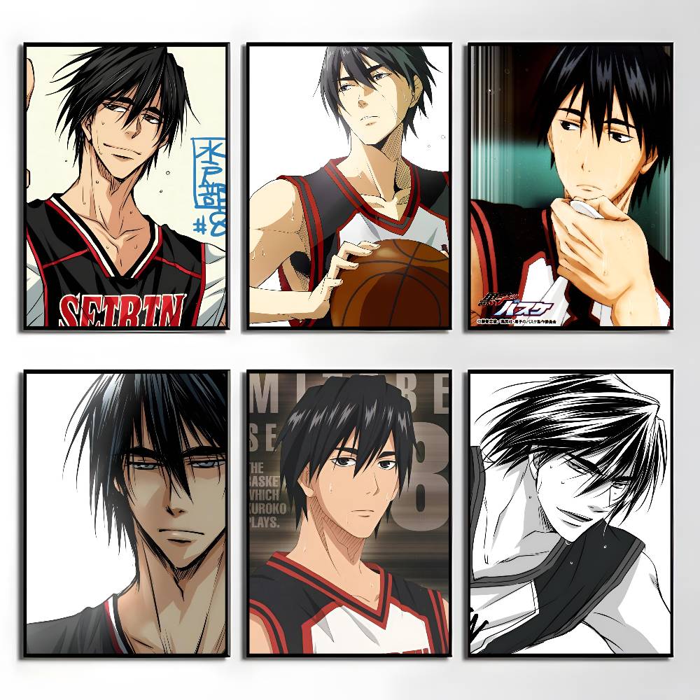 Anime Kuroko's Basketball Mitobe Poster Sticker Print Waterproof Wall Art For Living Room Bedroom Home Decor