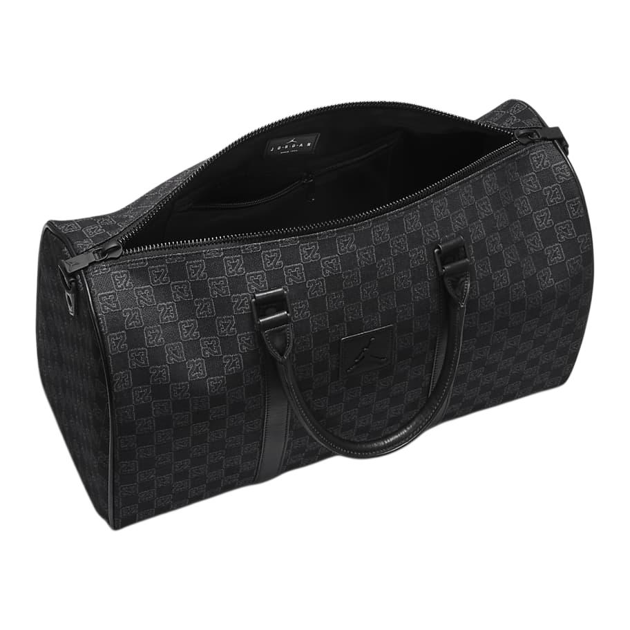Jordan Monogram Polyester Travel Bag Unisex Black Jordan FJ6787-013