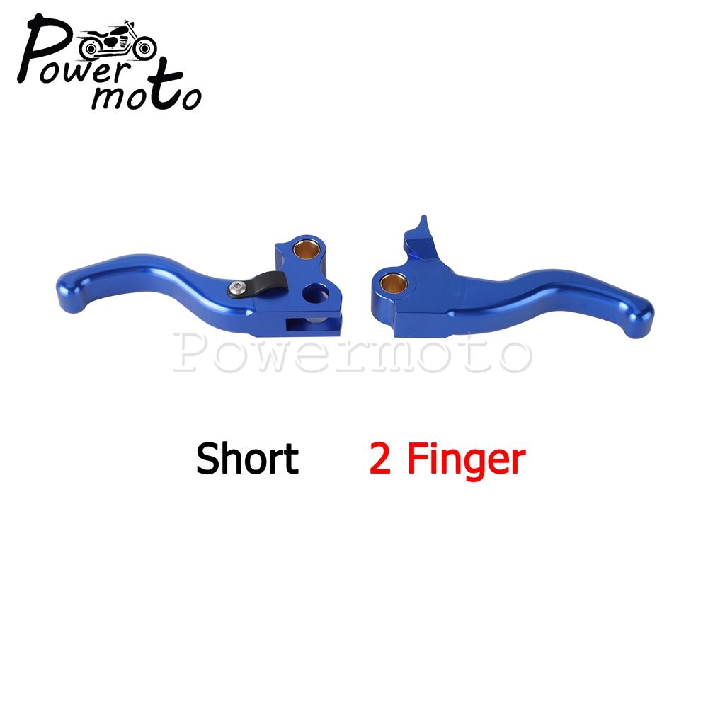 For Harley Dyna Brake Clutch 2-3 Finger Handle Levers Fits Wide Glide CVO SE Street Bob Low Rider Fat Bob Super Glide 1996-2017