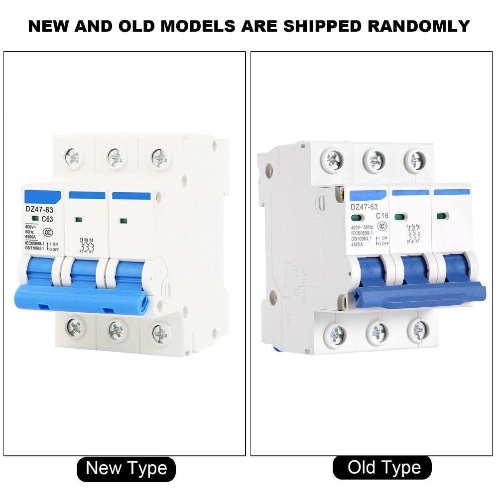 Reliable Performance DZ47-63 3P Miniature Circuit Breaker 16A AC 400V MCB 35mm DIN Rail Mini Circuit Breaker Industrial Use