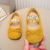 Baby Shoes, Princess Shoes, New Spring and Autumn Soft-soled Leather Shoes, Slip-on Loafers for Little Girls, Children's Single Shoes