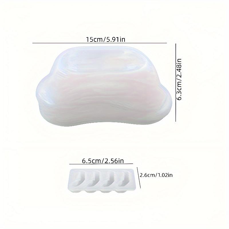 

1 набор DIY силиконовой формы для ароматической свечи в виде ванны, подходит для керамики, гипсовых поделок, поделок из смолы, поделок из воска, светло-серый