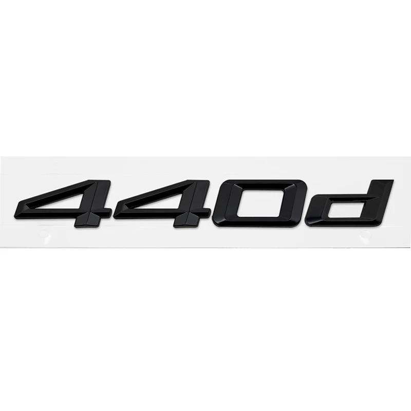 ABS Car Rear Trunk Letters Logo Badge Emblem Sticker For BMW 4 Series 420d 425d 428d 430d 435d 440d 450d F30 F32 F33 F36 G26 G22