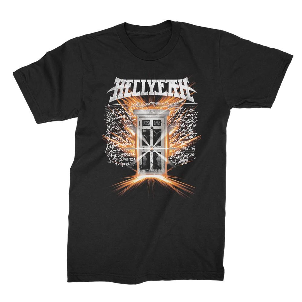 Ретро Футболка HELLYEAH Для Фанатов Плотный Хлопок S-5XL Черная TT83 Унисекс Футболка M