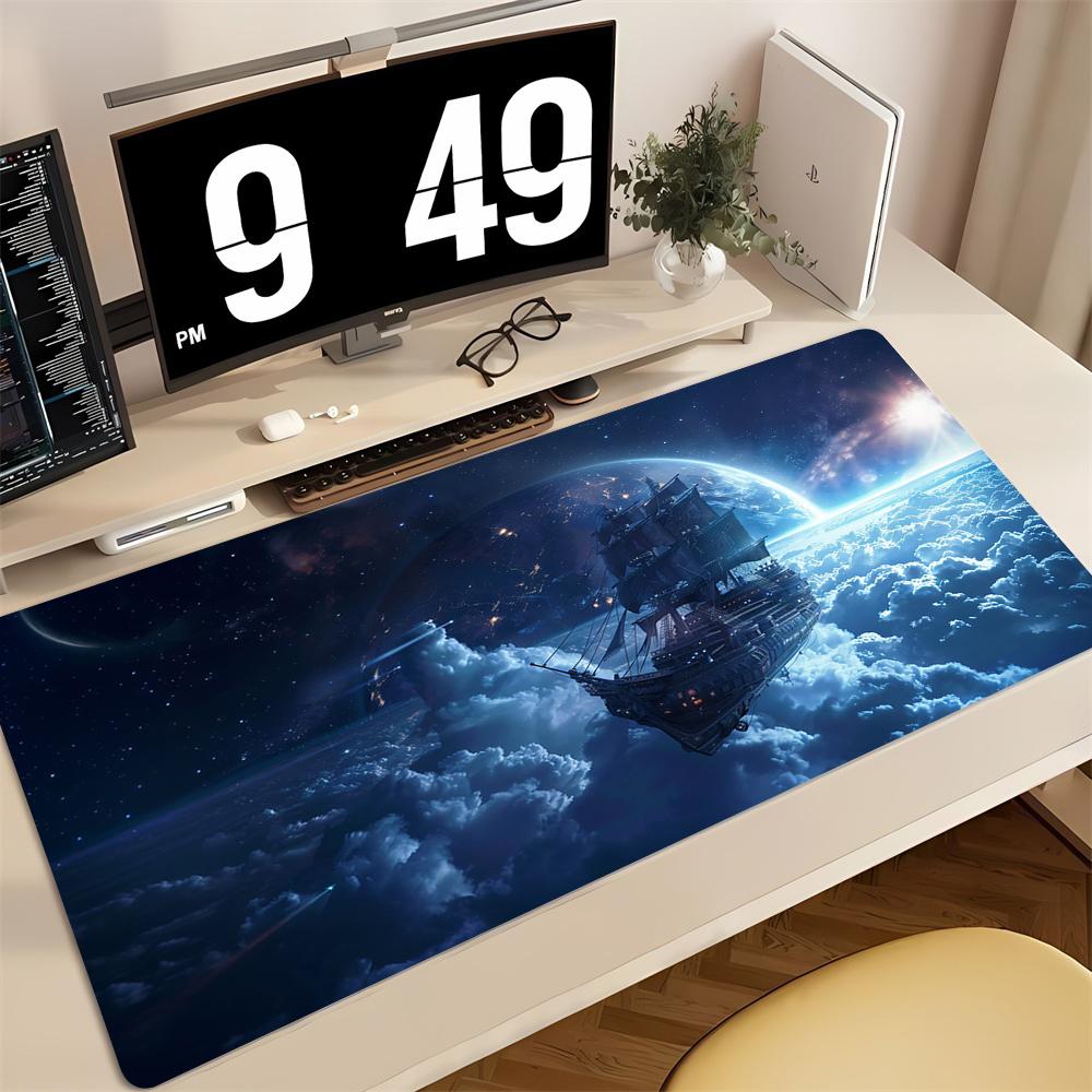 XXL Art Landscapes Mouse Pad Rubber Anti-slip Desk Mat Gamer Pc Accessories Keyboard Gaming Mat Keypad Expansion Mousepad