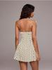 2026 Cross-border Sleeveless Halter Deep V Polka Dot Open Back A-line Mini Dress for Women