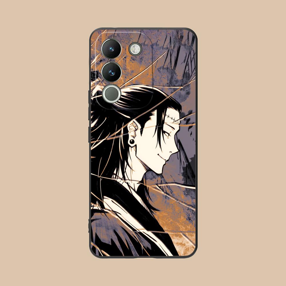 Jujutsu Kaisen Geto Suguru Handyhülle für VIVO V60 V50 V40 V30 V29 V27 V25 V23 Pro Lite 5G Bunte Druckabdeckung Luxuriöse Abdeckung