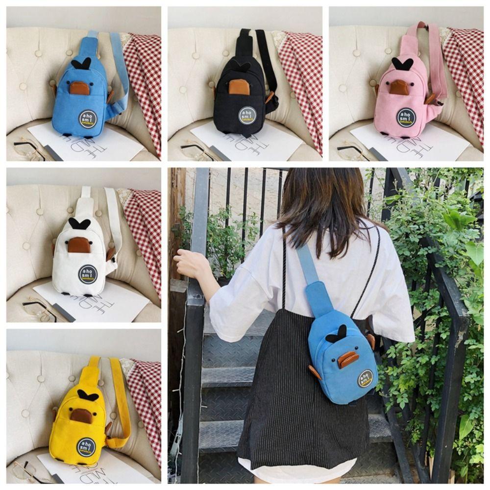 

Yellow Duck Chest Pack Shoulder Shoulder Bag Cute School Bags Girls Boy