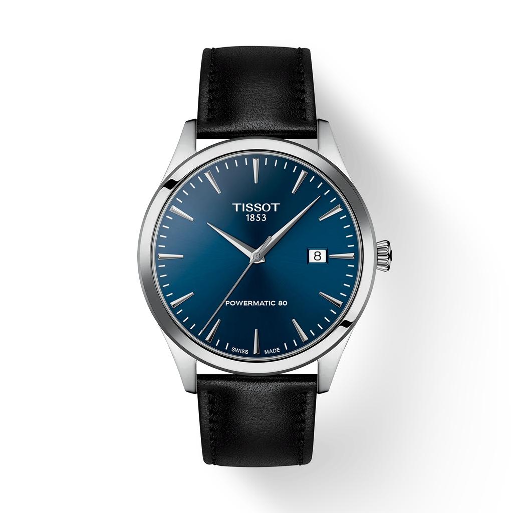 Tissot Leather Strap blue Dial Men's Fashion Watch T158.407.16.041.00