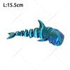 3D Printed Shark Action Figures Multi-Jointed Movable Animal Craft Figurine Home Ornament Christmas Gift For Child Toy