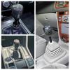 RASTP-Car Gear Shift Knob Forged Pattern Carbon Fiber Manual Transmission Shift Head for Most Car Decorations  Accessories