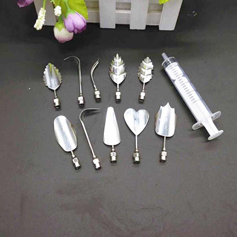 Cookie 3D Jelly Gelatin Pudding Fondant Cake Decoration Art Nozzle Needle Nozzle Tool Cake Tool