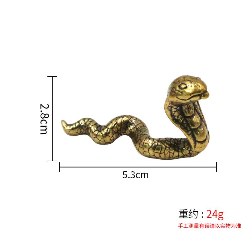 Wealth Tea Pet Wholesale Solid Brass Desktop Zodiac Lucky Small Figurines