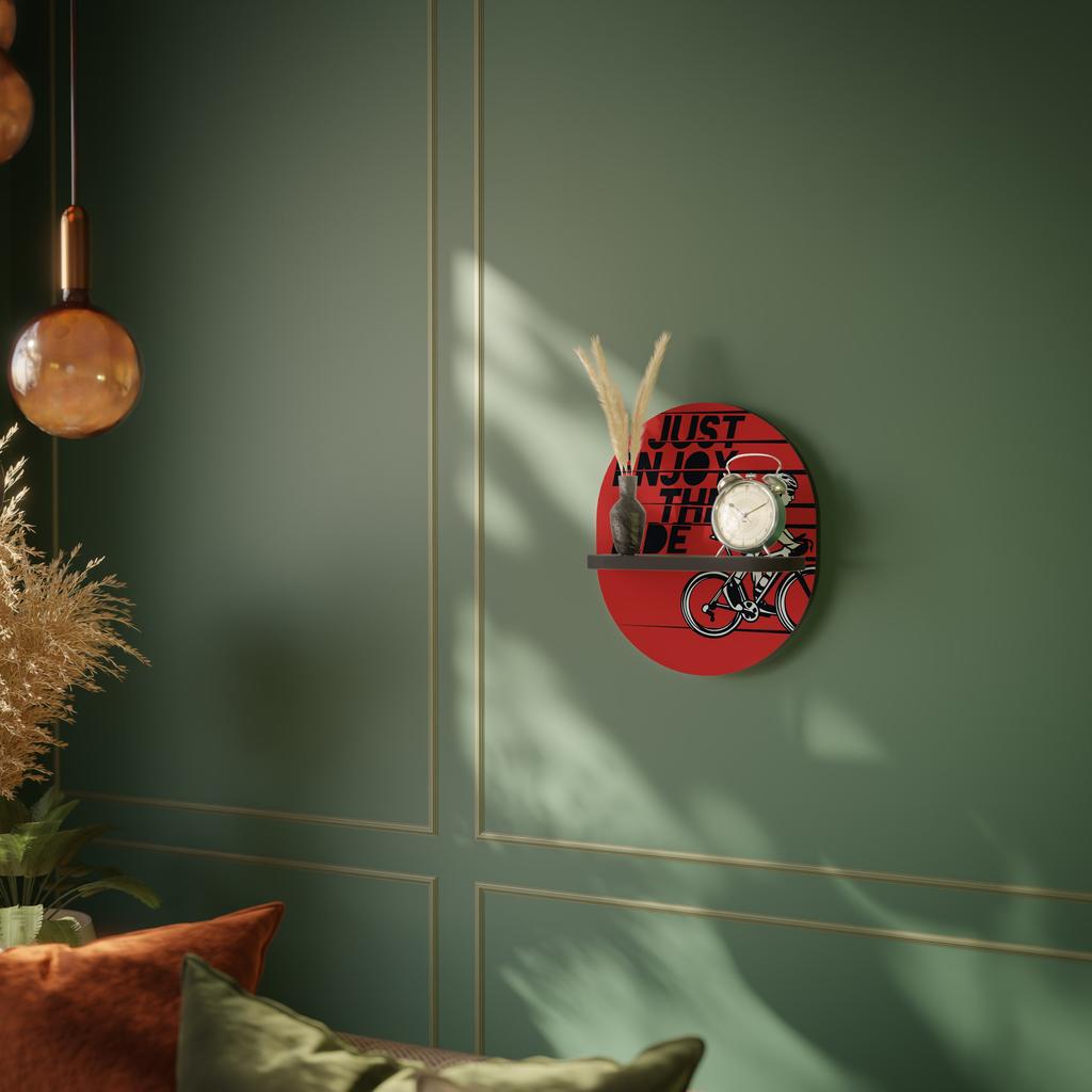 Enjoy the Ride Oval Shelf Black
