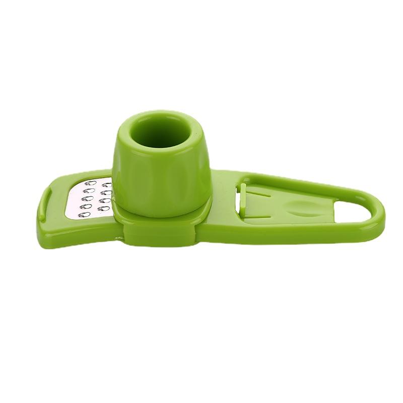 JUSTINLAU Ginger Garlic Crusher Multifunction Garlic Grinding Grater Cutter Peeler Manual Garlic Mincer Chopping Kitchen Gadget
